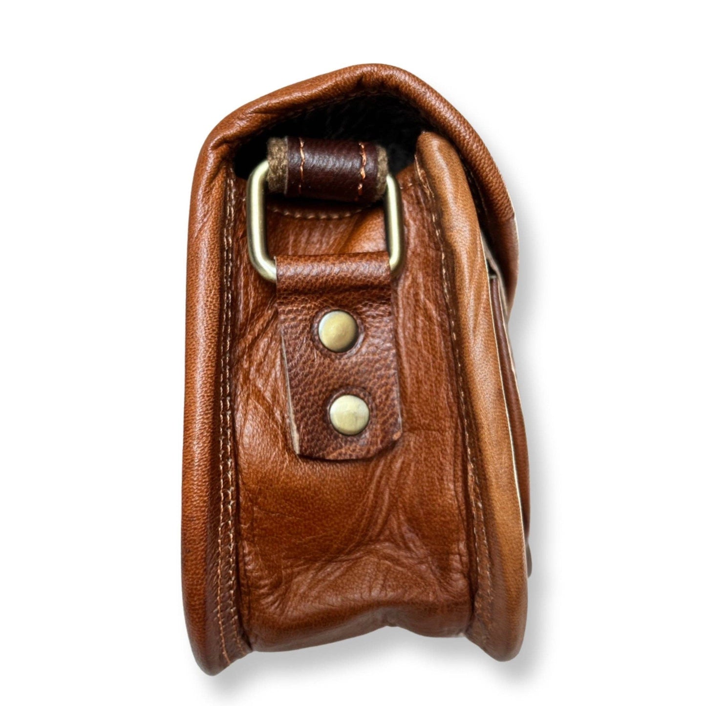 18cm leather shoulder bag