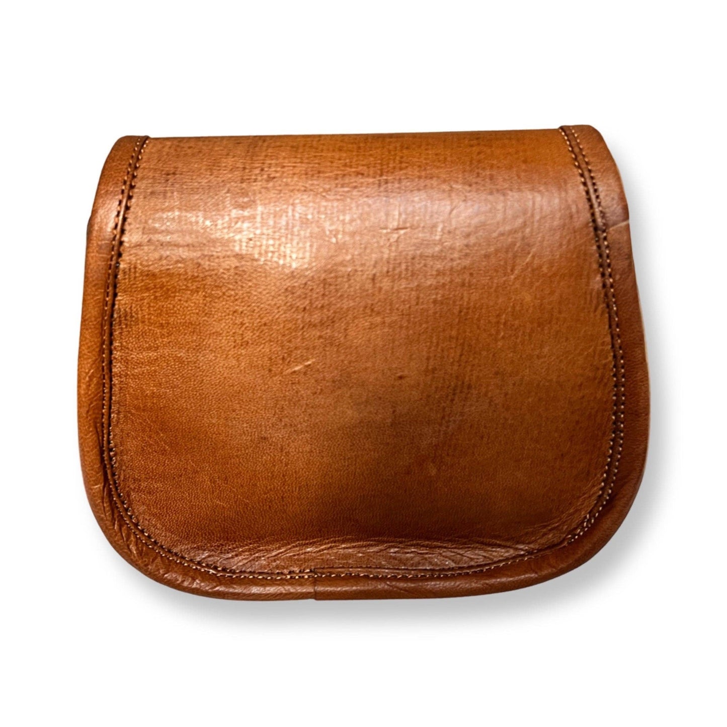 18cm leather shoulder bag