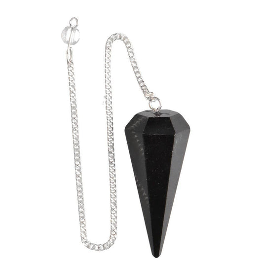 Faceted Tourmaline Pendulum (FAC55)