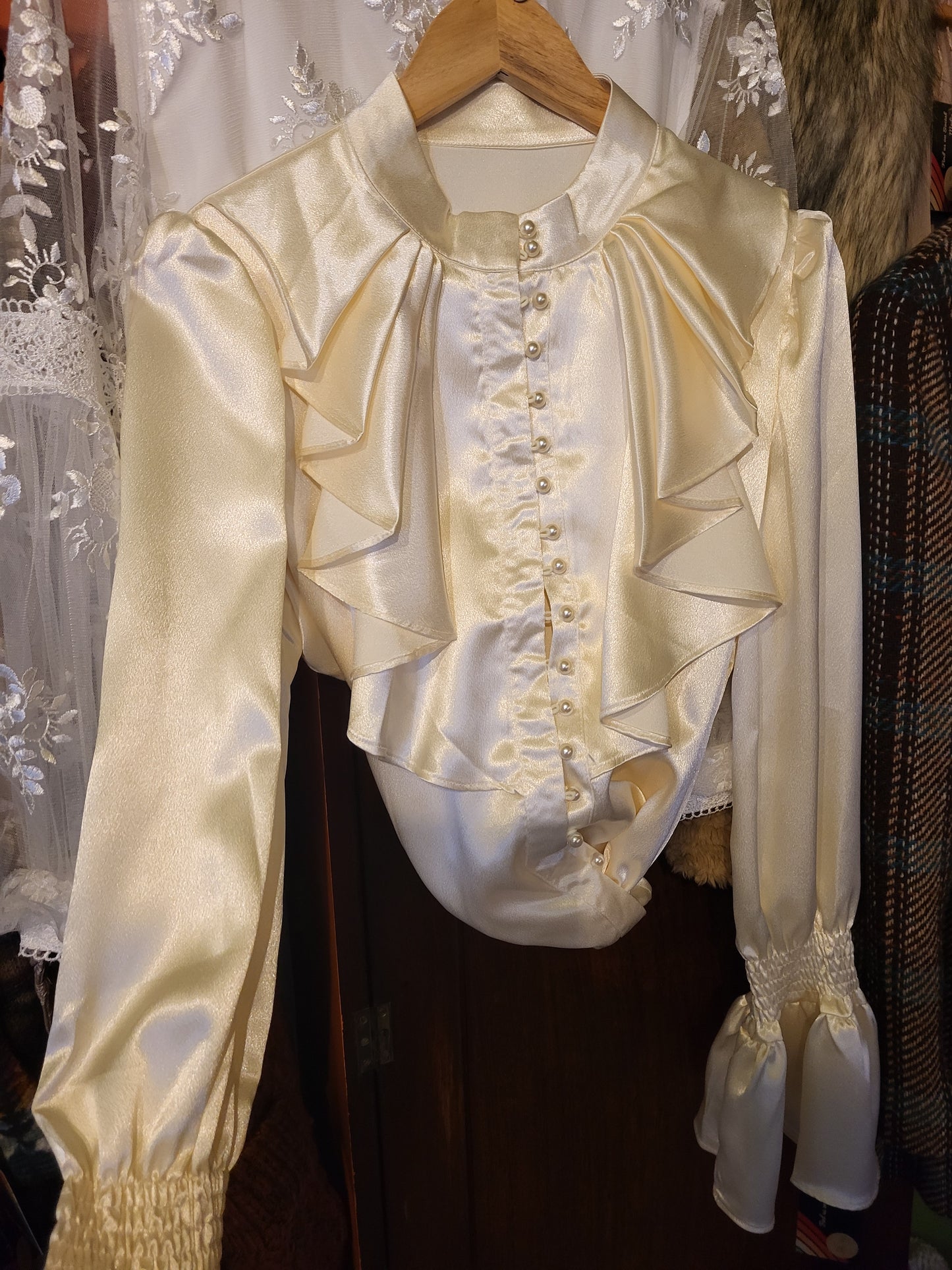 Unique Vintage Blouse Silk