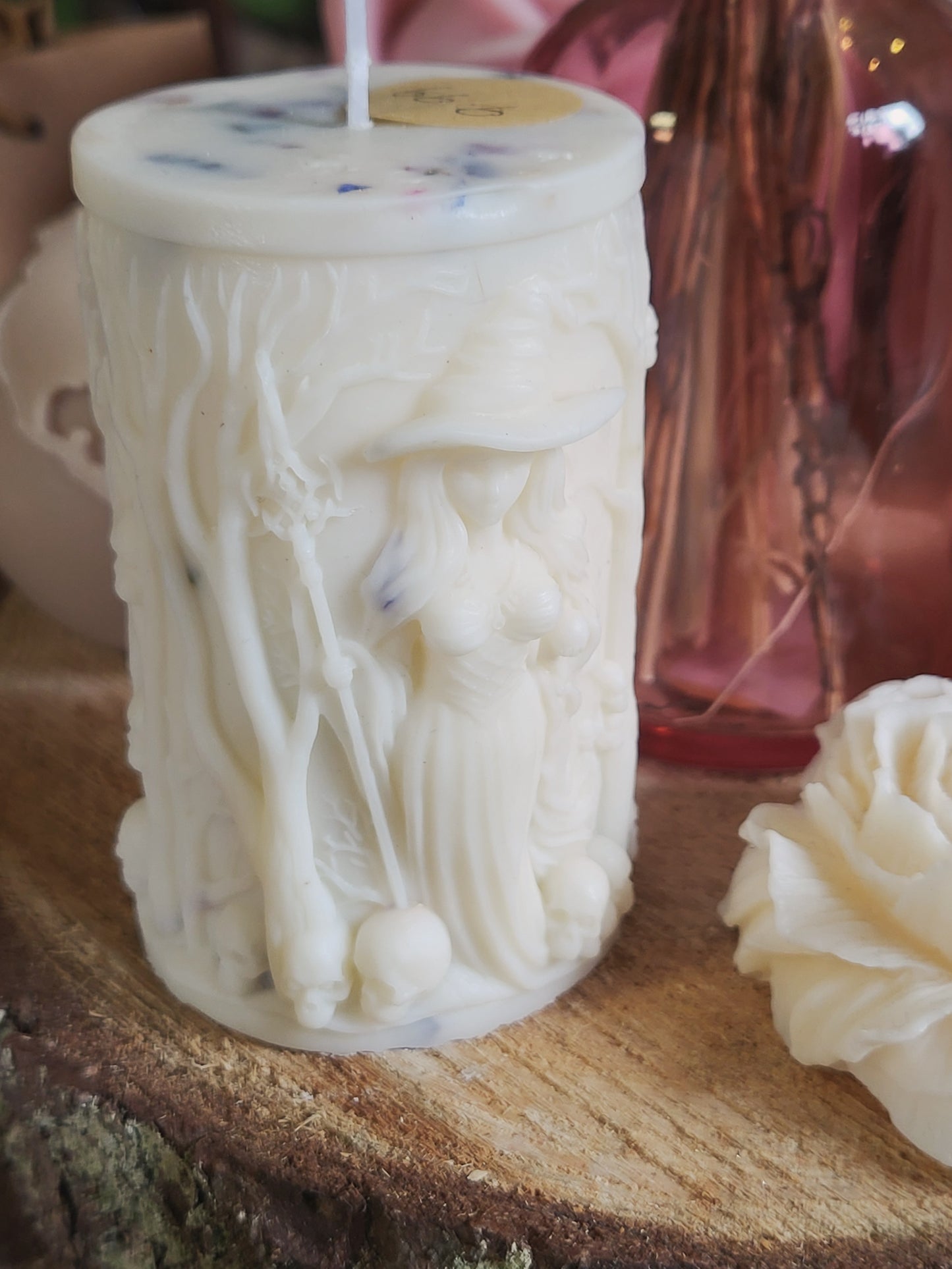 Homemade Witch Candle