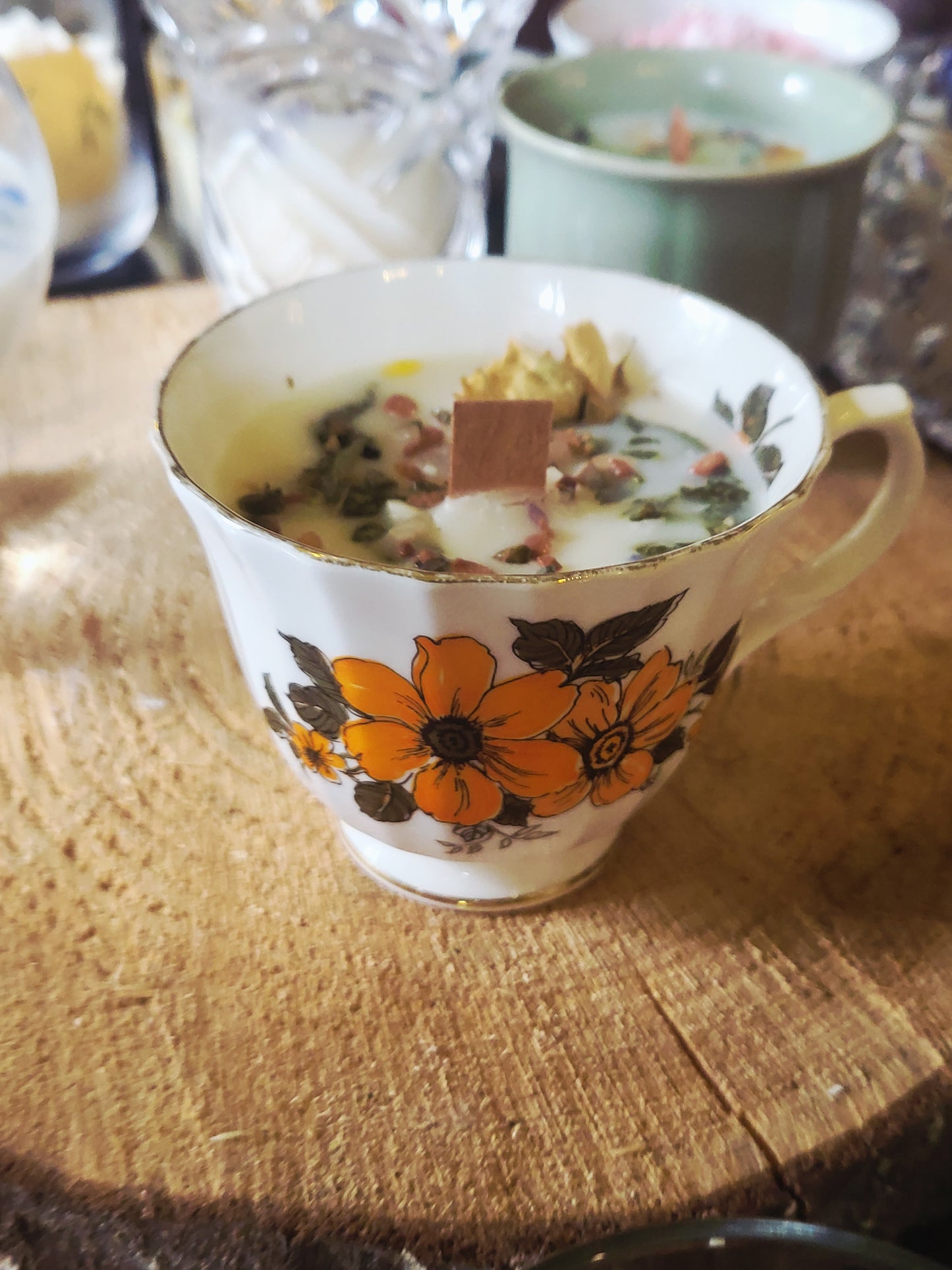 Homemade Candle Tea Cups