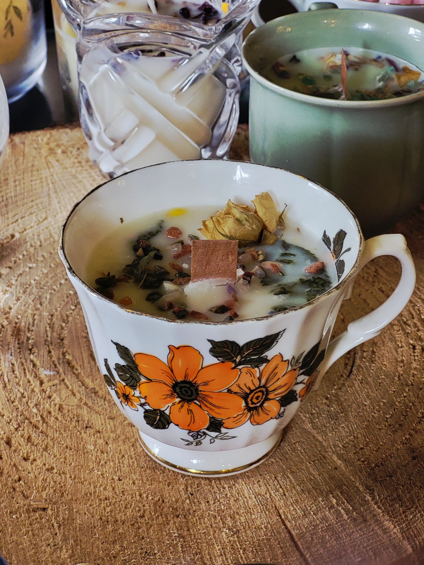Homemade Candle Tea Cups