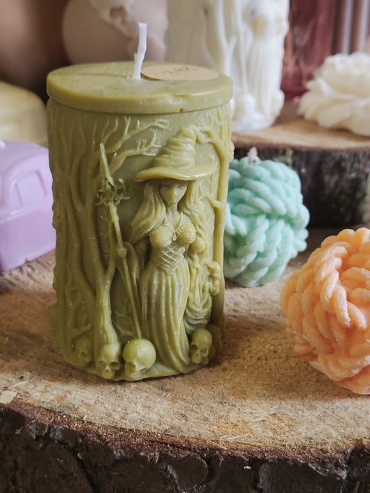 Homemade Witch Candle