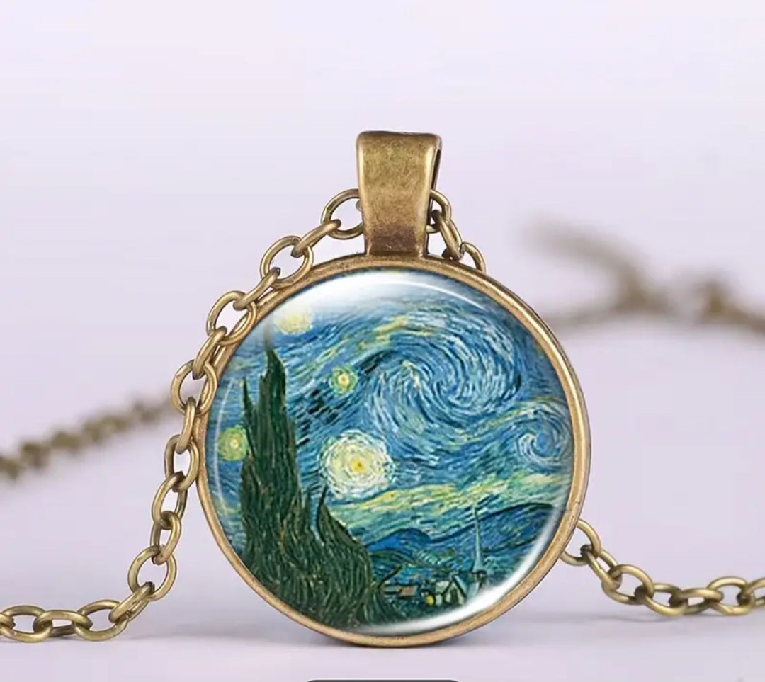 Necklace Van Gogh Vintage