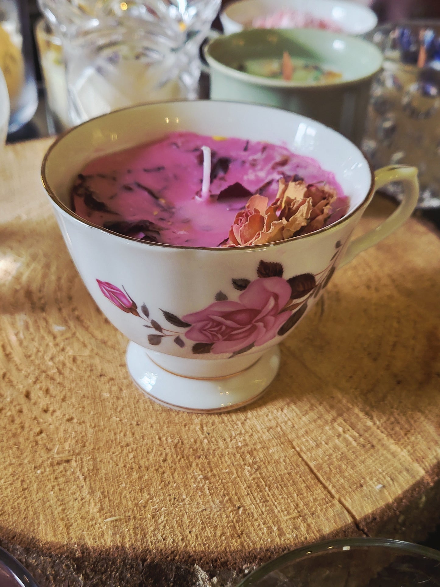 Homemade Candle Tea Cups